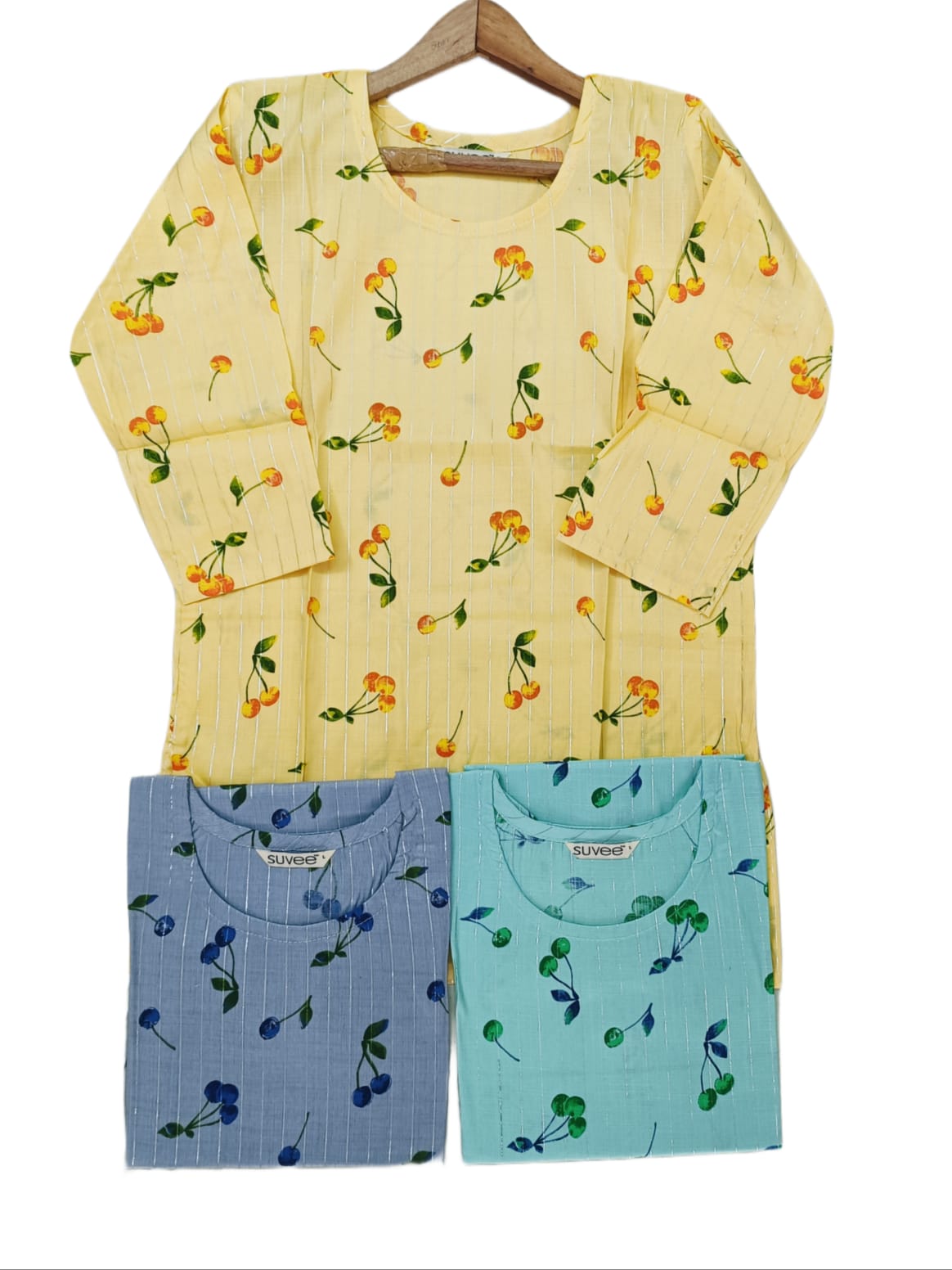 PRINTED LUREX SHORT KURTI